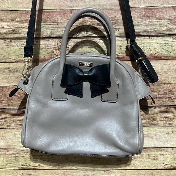 kate spade Handbags - Kate Spade Hanover Street Small Lorin Grey Bow Bag